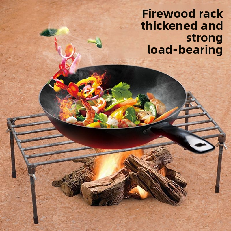 Suporte de Panela Tripé de Aço - Camping Cooking Pot Tripod avaliação e preço