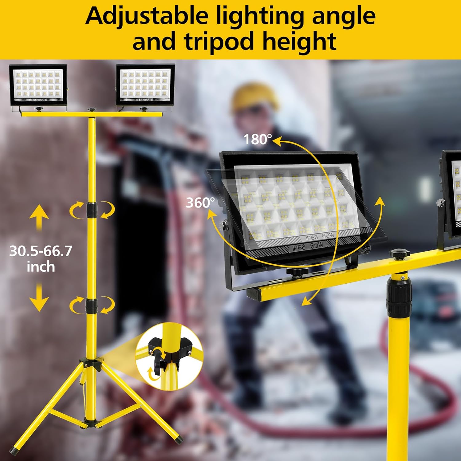 Luz de trabalho led com suport - Camping Cooking Tripod avaliação e preço