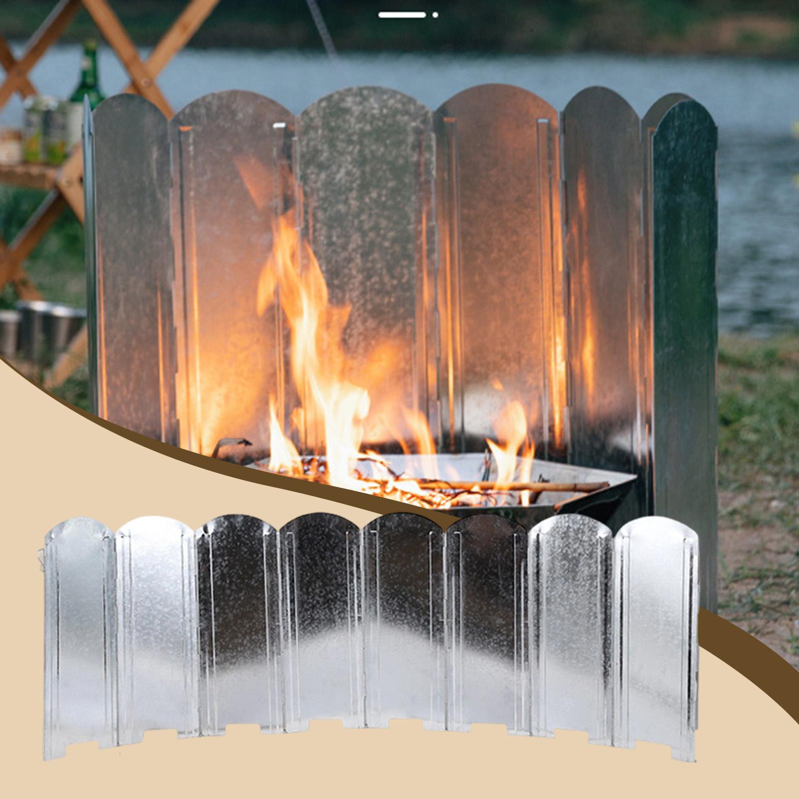 Fogareiros Portáteis para Camp - Camping Cooking Wind Blocker avaliação e preço