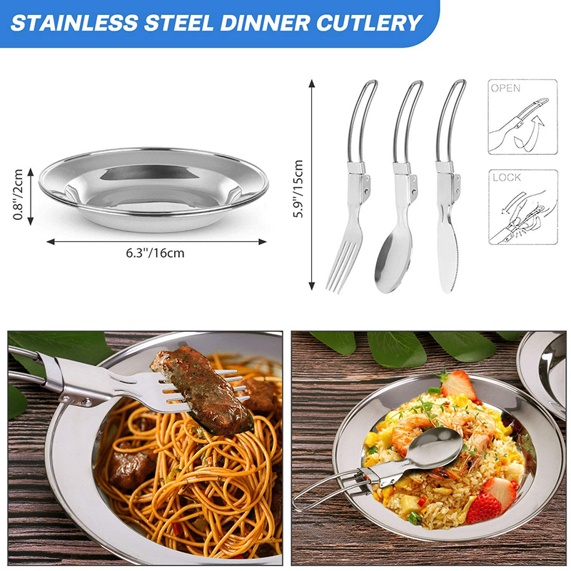Conjunto de Utensílios de Cozi - Camping Cooking Knife Set avaliação e preço