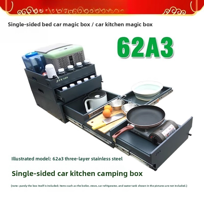 Cozinha Portátil e Caixa de Ar - Camping Cooking Box avaliação e preço
