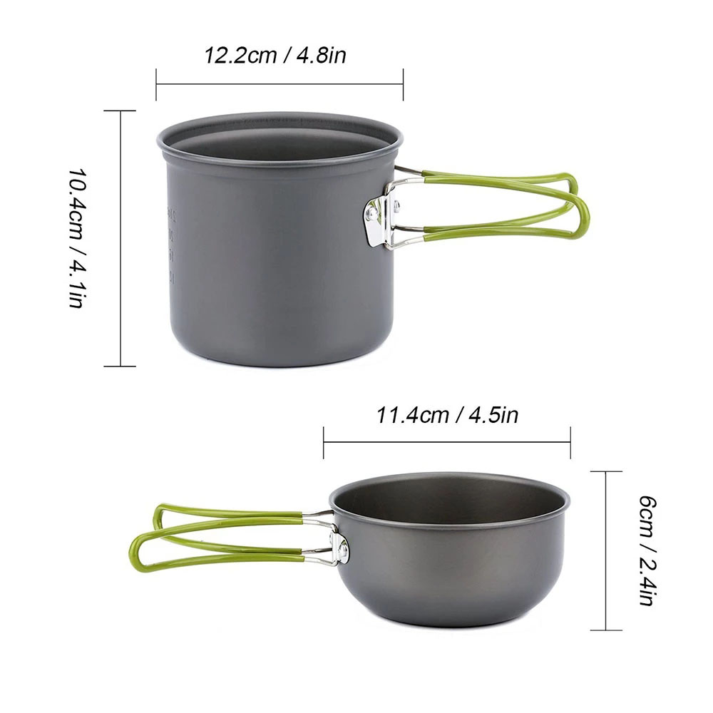 Kit de panelas de acampamento  - Camping Cooking Gadgets avaliação e preço