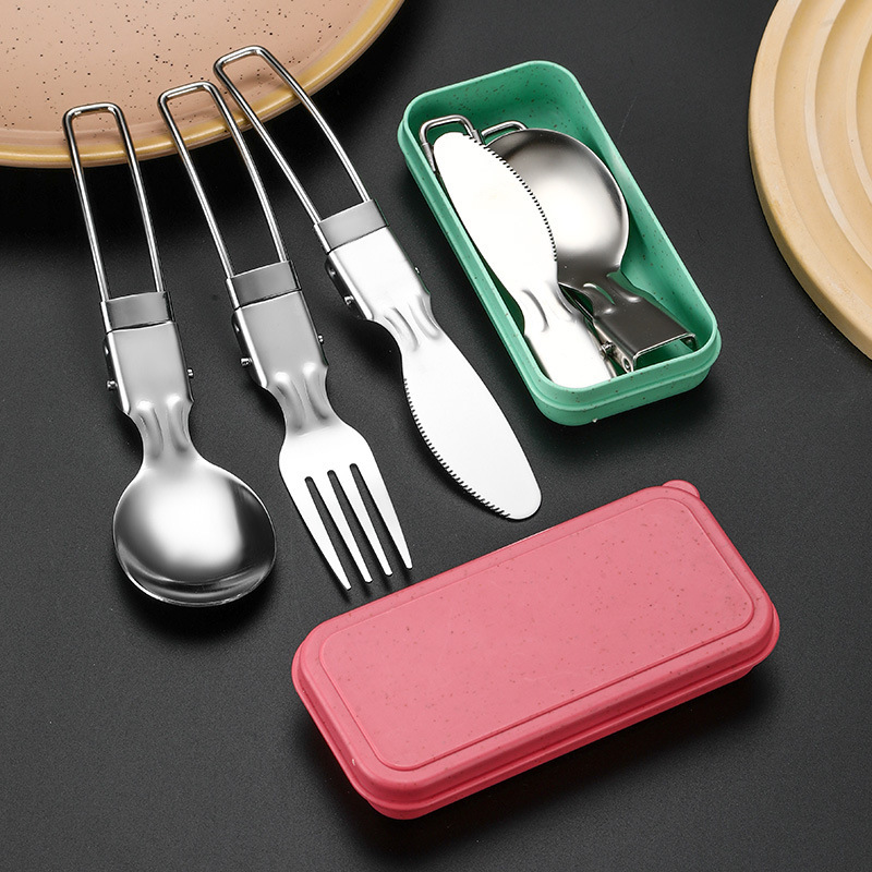 Conjunto de Talheres Portátil  - Camping Cooking Knife Set avaliação e preço