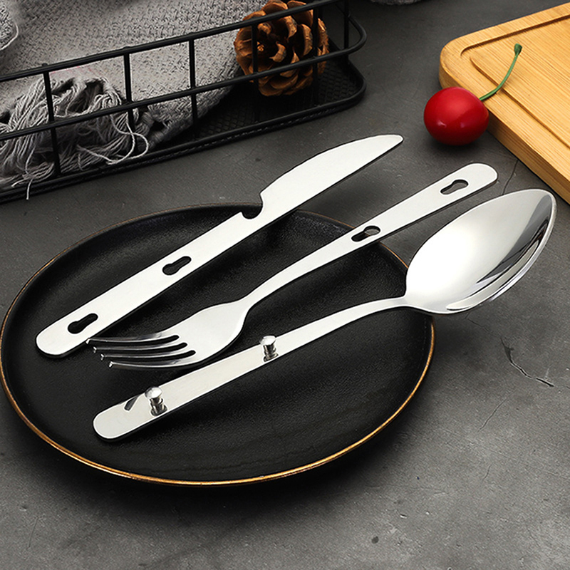 Conjunto de Talheres Portáteis - Camping Cooking Knife Set avaliação e preço