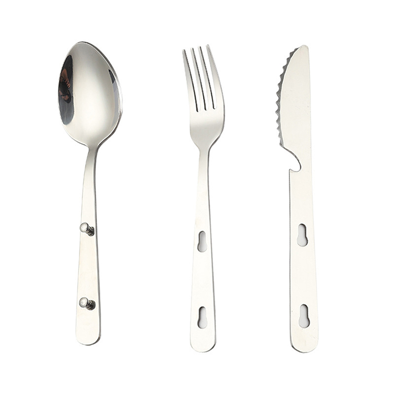 Conjunto de Talheres Portáteis - Camping Cooking Knife Set avaliação e preço