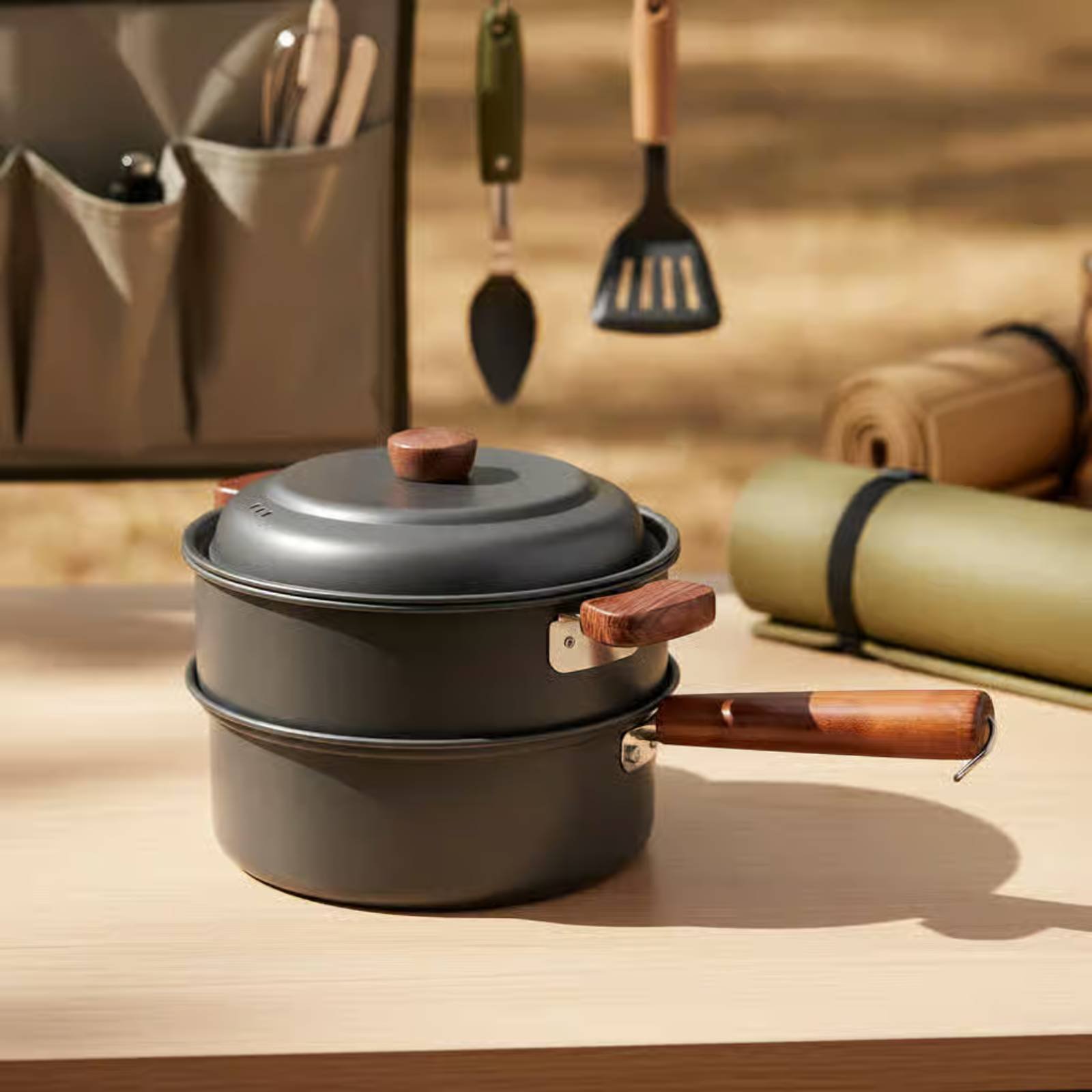 Panela de Cozinha para Acampam - Nesting Camping Cooking Set avaliação e preço